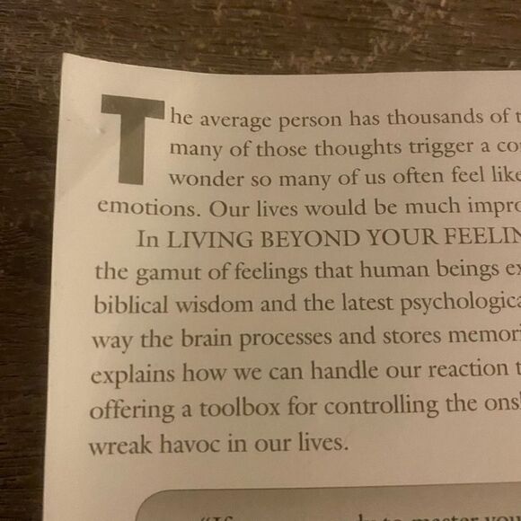 Joyce Meyer Living Beyond Your Feelings - Controlling Emotions So They Don't Con - Picture 9 of 10